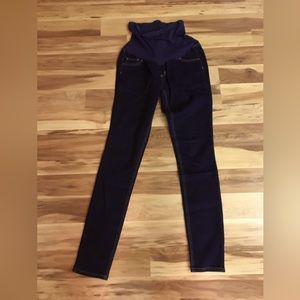 Indigo Blue Maternity Skinny Jeans size M long tall